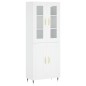 vidaXL Highboard Weiß 69,5x34x180 cm Holzwerkstoff vidaXL Highboard Weiß 69,5x34x180 cm Holzwerkstoff