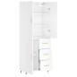vidaXL Highboard Hochglanz-Weiß 69,5x34x180 cm Holzwerkstoff vidaXL Highboard Hochglanz-Weiß 69,5x34x180 cm Holzwerkstoff