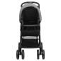 2-in-1 Kinderwagen Hellgrau und Schwarz Stahl 2-in-1 Kinderwagen Hellgrau und Schwarz Stahl