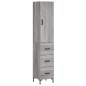 vidaXL Highboard Grau Sonoma 34,5x34x180 cm Holzwerkstoff vidaXL Highboard Grau Sonoma 34,5x34x180 cm Holzwerkstoff