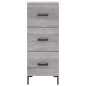 vidaXL Highboard Grau Sonoma 34,5x34x180 cm Holzwerkstoff vidaXL Highboard Grau Sonoma 34,5x34x180 cm Holzwerkstoff