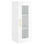vidaXL Highboard Hochglanz-Weiß 34,5x34x180 cm Holzwerkstoff vidaXL Highboard Hochglanz-Weiß 34,5x34x180 cm Holzwerkstoff