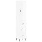 vidaXL Highboard Hochglanz-Weiß 34,5x34x180 cm Holzwerkstoff vidaXL Highboard Hochglanz-Weiß 34,5x34x180 cm Holzwerkstoff