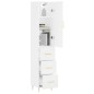 vidaXL Highboard Weiß 34,5x34x180 cm Holzwerkstoff vidaXL Highboard Weiß 34,5x34x180 cm Holzwerkstoff