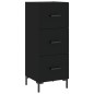 vidaXL Highboard Schwarz 34,5x34x180 cm Holzwerkstoff vidaXL Highboard Schwarz 34,5x34x180 cm Holzwerkstoff