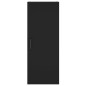 vidaXL Highboard Schwarz 34,5x34x180 cm Holzwerkstoff vidaXL Highboard Schwarz 34,5x34x180 cm Holzwerkstoff