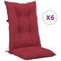 vidaXL Gartenstühle mit Kissen 6 Stk. Massivholz Teak vidaXL Gartenstühle mit Kissen 6 Stk. Massivholz Teak