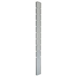 vidaXL Zaunpfosten 20 Stk. Silbern 240 cm Verzinkter Stahl