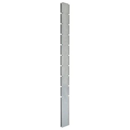 vidaXL Zaunpfosten 20 Stk. Silbern 240 cm Verzinkter Stahl