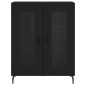 vidaXL Highboard Schwarz 69,5x34x180 cm Holzwerkstoff vidaXL Highboard Schwarz 69,5x34x180 cm Holzwerkstoff