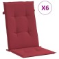 vidaXL Gartenstühle mit Kissen 6 Stk. Massivholz Teak vidaXL Gartenstühle mit Kissen 6 Stk. Massivholz Teak