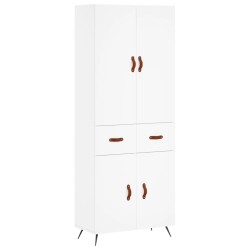 vidaXL Highboard Weiß 69,5x34x180 cm Holzwerkstoff