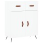 vidaXL Highboard Weiß 69,5x34x180 cm Holzwerkstoff vidaXL Highboard Weiß 69,5x34x180 cm Holzwerkstoff