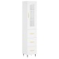 vidaXL Highboard Weiß 34,5x34x180 cm Holzwerkstoff vidaXL Highboard Weiß 34,5x34x180 cm Holzwerkstoff