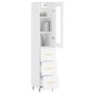 vidaXL Highboard Weiß 34,5x34x180 cm Holzwerkstoff vidaXL Highboard Weiß 34,5x34x180 cm Holzwerkstoff