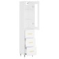vidaXL Highboard Weiß 34,5x34x180 cm Holzwerkstoff vidaXL Highboard Weiß 34,5x34x180 cm Holzwerkstoff
