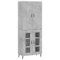 vidaXL Highboard Betongrau 69,5x34x180 cm Holzwerkstoff vidaXL Highboard Betongrau 69,5x34x180 cm Holzwerkstoff
