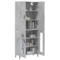 vidaXL Highboard Betongrau 69,5x34x180 cm Holzwerkstoff vidaXL Highboard Betongrau 69,5x34x180 cm Holzwerkstoff