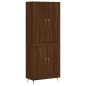vidaXL Highboard Braun Eichen-Optik 69,5x34x180 cm Holzwerkstoff vidaXL Highboard Braun Eichen-Optik 69,5x34x180 cm Holzwerkstoff