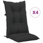 vidaXL Gartenstühle mit Kissen 4 Stk. Massivholz Teak vidaXL Gartenstühle mit Kissen 4 Stk. Massivholz Teak