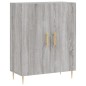 vidaXL Highboard Grau Sonoma 69,5x34x180 cm Holzwerkstoff vidaXL Highboard Grau Sonoma 69,5x34x180 cm Holzwerkstoff