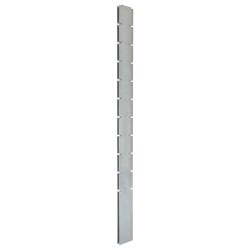 vidaXL Zaunpfosten 20 Stk. Silbern 260 cm Verzinkter Stahl