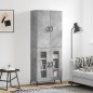vidaXL Highboard Betongrau 69,5x34x180 cm Holzwerkstoff vidaXL Highboard Betongrau 69,5x34x180 cm Holzwerkstoff