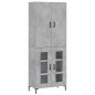 vidaXL Highboard Betongrau 69,5x34x180 cm Holzwerkstoff vidaXL Highboard Betongrau 69,5x34x180 cm Holzwerkstoff