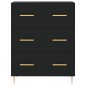 vidaXL Highboard Schwarz 69,5x34x180 cm Holzwerkstoff vidaXL Highboard Schwarz 69,5x34x180 cm Holzwerkstoff