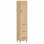 vidaXL Highboard Sonoma-Eiche 34,5x34x180 cm Holzwerkstoff vidaXL Highboard Sonoma-Eiche 34,5x34x180 cm Holzwerkstoff