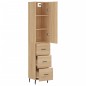 vidaXL Highboard Sonoma-Eiche 34,5x34x180 cm Holzwerkstoff vidaXL Highboard Sonoma-Eiche 34,5x34x180 cm Holzwerkstoff