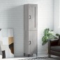 vidaXL Highboard Grau Sonoma 34,5x34x180 cm Holzwerkstoff vidaXL Highboard Grau Sonoma 34,5x34x180 cm Holzwerkstoff