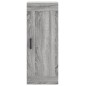vidaXL Highboard Grau Sonoma 34,5x34x180 cm Holzwerkstoff vidaXL Highboard Grau Sonoma 34,5x34x180 cm Holzwerkstoff