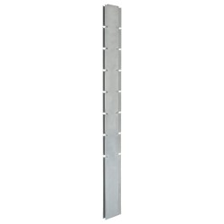 vidaXL Zaunpfosten 20 Stk. Silbern 200 cm Verzinkter Stahl
