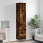 vidaXL Highboard Räuchereiche 34,5x34x180 cm Holzwerkstoff vidaXL Highboard Räuchereiche 34,5x34x180 cm Holzwerkstoff