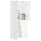 vidaXL Highboard Weiß 69,5x34x180 cm Holzwerkstoff vidaXL Highboard Weiß 69,5x34x180 cm Holzwerkstoff