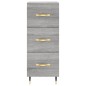 vidaXL Highboard Grau Sonoma 34,5x34x180 cm Holzwerkstoff vidaXL Highboard Grau Sonoma 34,5x34x180 cm Holzwerkstoff