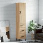 vidaXL Highboard Sonoma-Eiche 34,5x34x180 cm Holzwerkstoff vidaXL Highboard Sonoma-Eiche 34,5x34x180 cm Holzwerkstoff