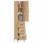 vidaXL Highboard Sonoma-Eiche 34,5x34x180 cm Holzwerkstoff vidaXL Highboard Sonoma-Eiche 34,5x34x180 cm Holzwerkstoff