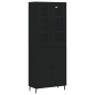 vidaXL Highboard Schwarz 69,5x34x180 cm Holzwerkstoff vidaXL Highboard Schwarz 69,5x34x180 cm Holzwerkstoff