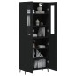 vidaXL Highboard Schwarz 69,5x34x180 cm Holzwerkstoff vidaXL Highboard Schwarz 69,5x34x180 cm Holzwerkstoff
