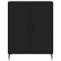 vidaXL Highboard Schwarz 69,5x34x180 cm Holzwerkstoff vidaXL Highboard Schwarz 69,5x34x180 cm Holzwerkstoff