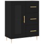 vidaXL Highboard Schwarz 69,5x34x180 cm Holzwerkstoff vidaXL Highboard Schwarz 69,5x34x180 cm Holzwerkstoff