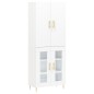 vidaXL Highboard Weiß 69,5x34x180 cm Holzwerkstoff vidaXL Highboard Weiß 69,5x34x180 cm Holzwerkstoff