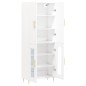 vidaXL Highboard Weiß 69,5x34x180 cm Holzwerkstoff vidaXL Highboard Weiß 69,5x34x180 cm Holzwerkstoff