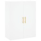 vidaXL Highboard Weiß 69,5x34x180 cm Holzwerkstoff vidaXL Highboard Weiß 69,5x34x180 cm Holzwerkstoff