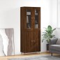 vidaXL Highboard Braun Eichen-Optik 69,5x34x180 cm Holzwerkstoff vidaXL Highboard Braun Eichen-Optik 69,5x34x180 cm Holzwerkstoff