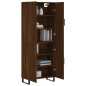 Highboard Braun Eichen-Optik 69,5x34x180 cm Holzwerkstoff Highboard Braun Eichen-Optik 69,5x34x180 cm Holzwerkstoff