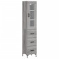 vidaXL Highboard Grau Sonoma 34,5x34x180 cm Holzwerkstoff vidaXL Highboard Grau Sonoma 34,5x34x180 cm Holzwerkstoff