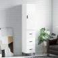 vidaXL Highboard Weiß 34,5x34x180 cm Holzwerkstoff vidaXL Highboard Weiß 34,5x34x180 cm Holzwerkstoff